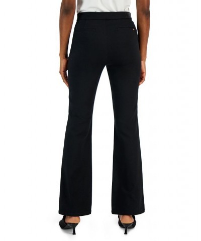 Women's Pull-On High-Rise Flare-Leg Pants Onyx Wash $32.70 Pants