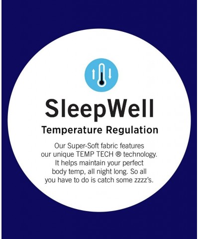 Women's Sleepwell Solid S/S V-Neck T-Shirt with Temperature Regulating Technology Medieval $14.79 Sleepwear