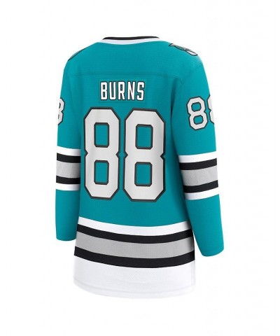 Women's Branded Brent Burns Teal San Jose Sharks 30Th Anniversary Premier Breakaway Player Jersey Teal $64.00 Jersey