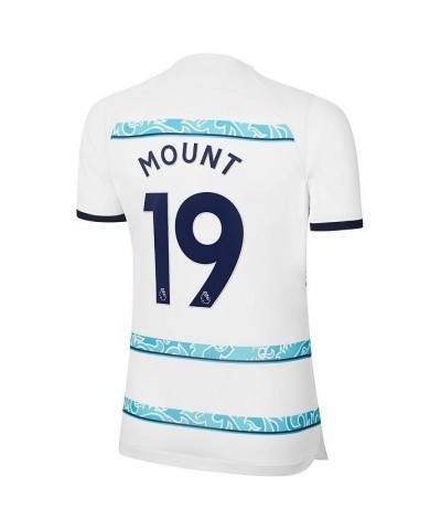 Women's Mason Mount White Chelsea 2022/23 Away Breathe Stadium Replica Player Jersey White $70.00 Jersey