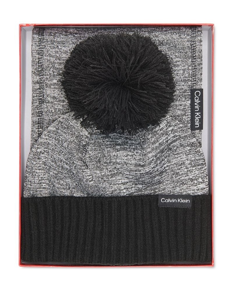 Women's 2-Pc. Sweater Fleece Hat & Scarf Gift Set Heathered Charcoal $39.25 Sets