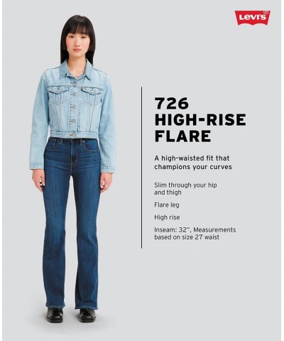 Women's Davy Flannel Shirt & 726 Flare-Leg Denim Jeans Lets Talk $12.30 Jeans