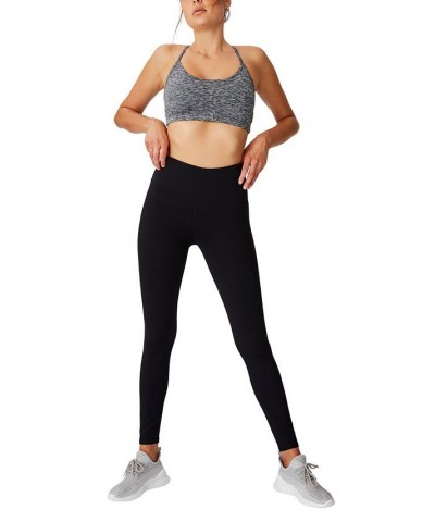 Women's Active High Waist Core 7/8 Tights Black $21.19 Pants