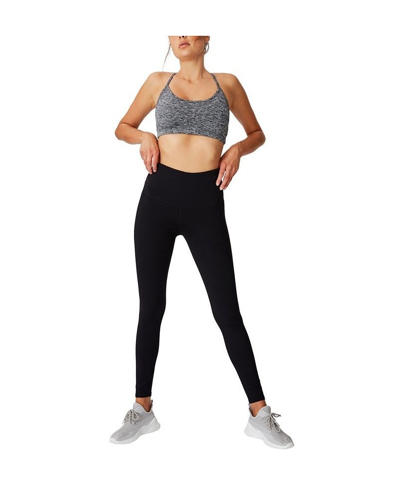 Women's Active High Waist Core 7/8 Tights Black $21.19 Pants