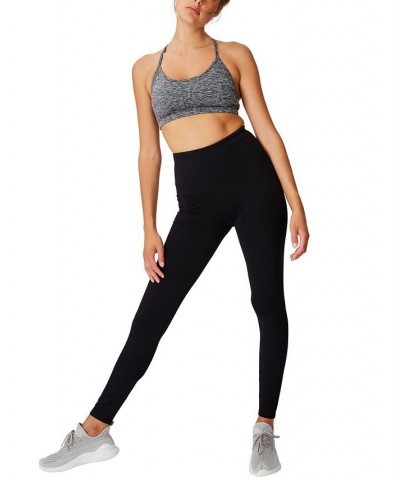 Women's Active High Waist Core 7/8 Tights Black $21.19 Pants