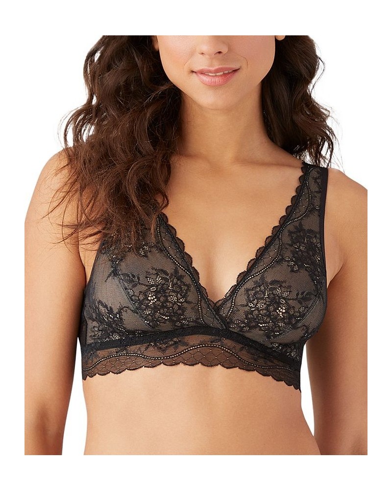 b.tempt’d by Wacoal Women's No Strings Attached Lace Bralette Blue $14.43 Bras