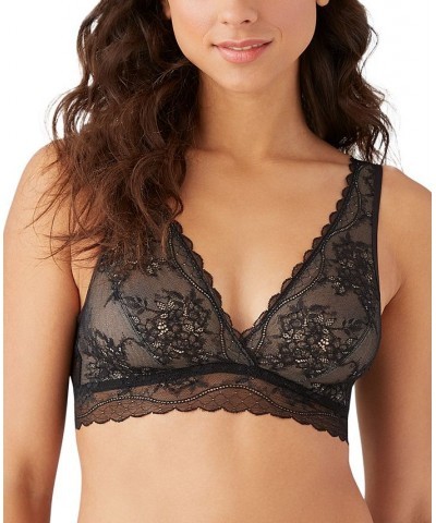 b.tempt’d by Wacoal Women's No Strings Attached Lace Bralette Blue $14.43 Bras