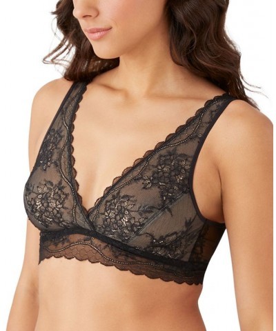 b.tempt’d by Wacoal Women's No Strings Attached Lace Bralette Blue $14.43 Bras