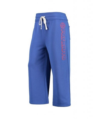 Women's Royal New England Patriots Cropped Pants Royal $35.00 Pants