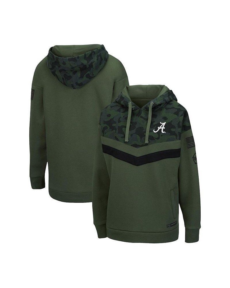 Women's Alabama Crimson Tide OHT Military-Inspired Appreciation Extraction Chevron Pullover Hoodie Olive, Camo $34.30 Sweatsh...