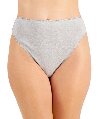 Everyday Cotton High-Cut Brief Underwear Heather Storm $7.29 Panty