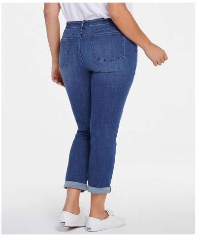 Plus Size Margot Girlfriend with Roll Cuffs Jeans Heron $36.38 Jeans