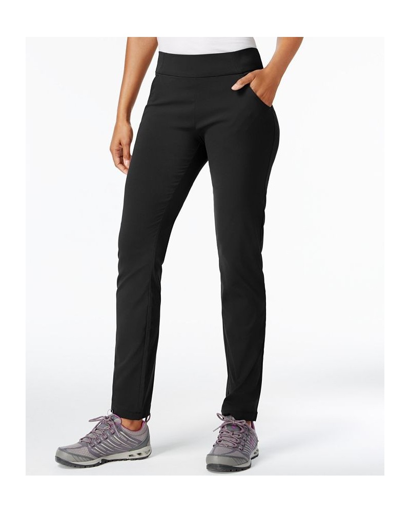 Women's Anytime Pull-On Straight Leg Pants Black $27.60 Pants