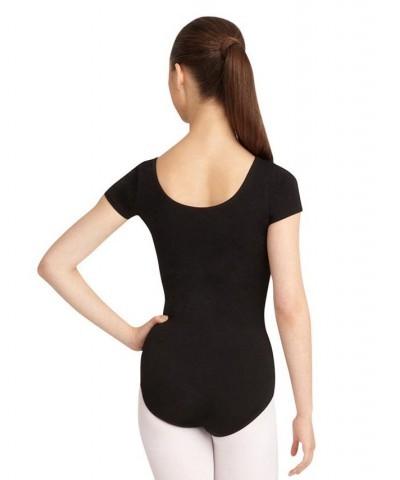 Short Sleeve Leotard White $19.32 Tops