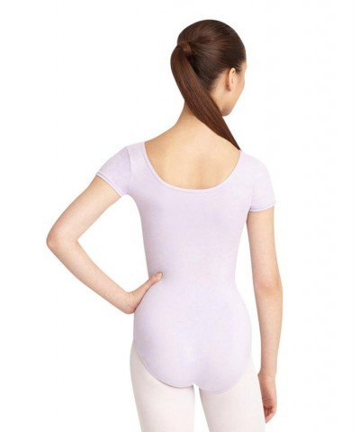 Short Sleeve Leotard White $19.32 Tops