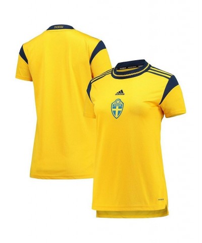 Women's Yellow Sweden Women's National Team 2022 Replica Jersey Yellow $49.49 Jersey