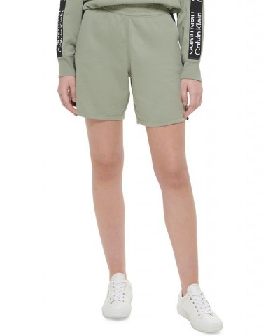 Women's Logo-Graphic Elastic-Waist Pull-On Shorts Sagebrush $27.25 Shorts