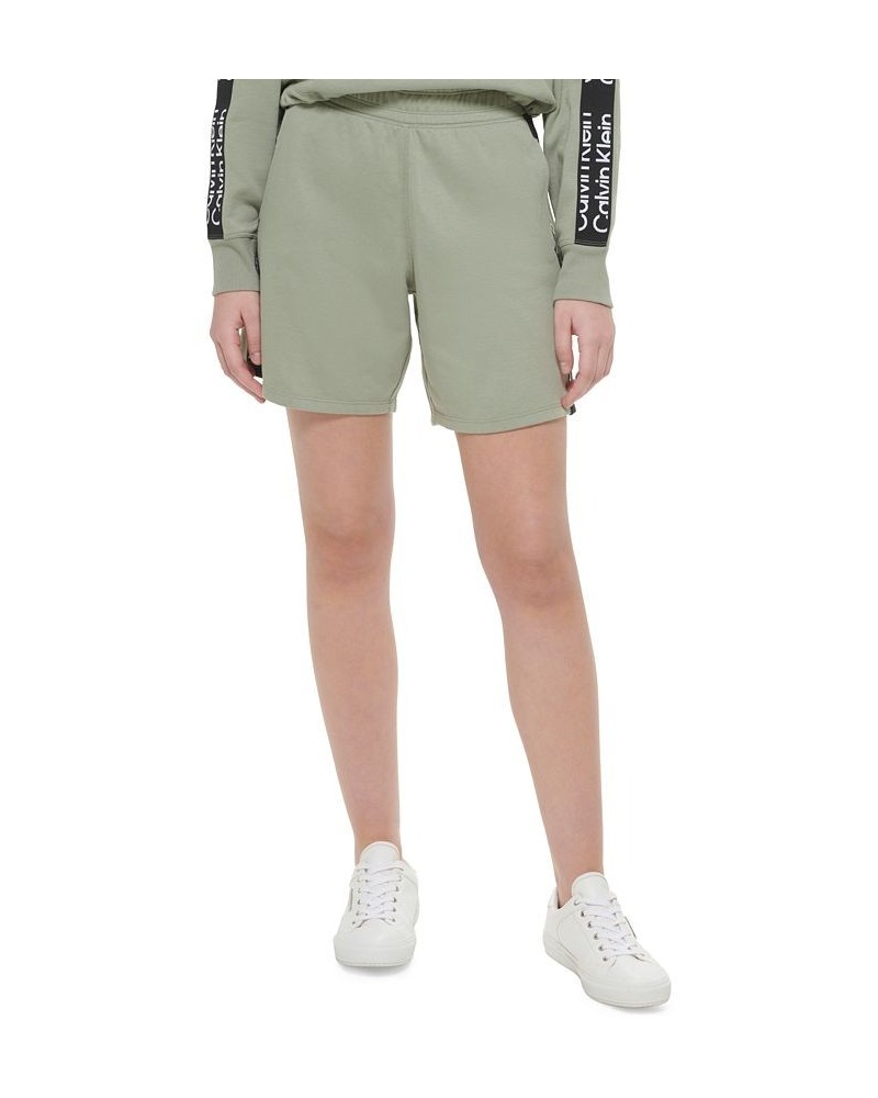 Women's Logo-Graphic Elastic-Waist Pull-On Shorts Sagebrush $27.25 Shorts