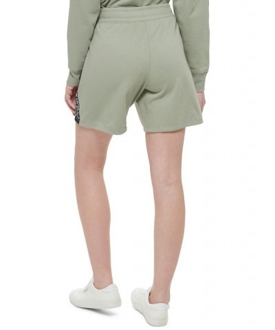 Women's Logo-Graphic Elastic-Waist Pull-On Shorts Sagebrush $27.25 Shorts