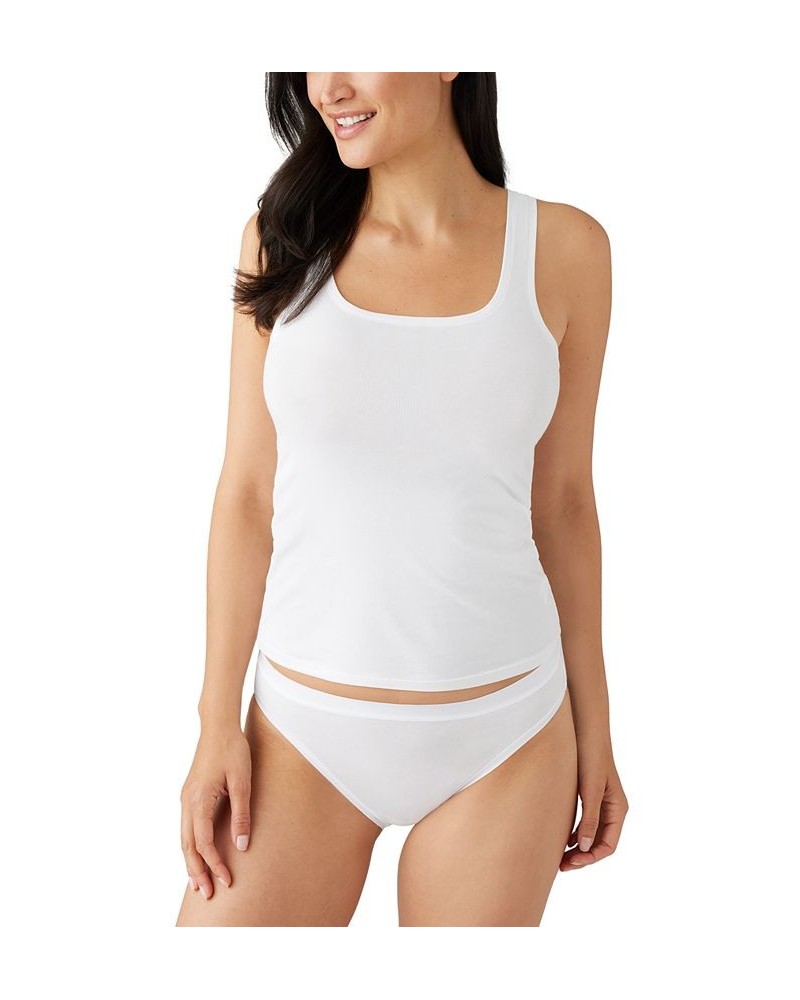 Women's Understated Cotton Tank 815362 White $18.90 Lingerie