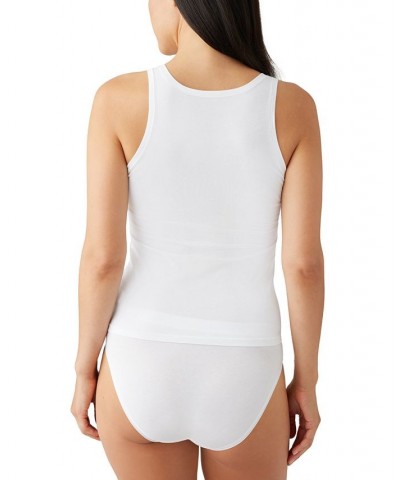 Women's Understated Cotton Tank 815362 White $18.90 Lingerie