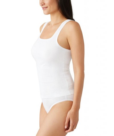 Women's Understated Cotton Tank 815362 White $18.90 Lingerie