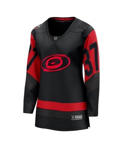 Women's Branded Andrei Svechnikov Black Carolina Hurricanes 2023 NHL Stadium Series Breakaway Player Jersey Black $57.75 Jersey