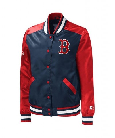 Women's Navy Boston Red Sox The Legend Full-Snap Jacket Navy $44.55 Jackets