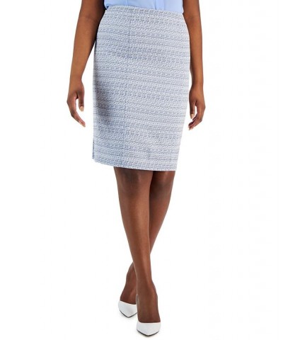 Lafayette Tweed Pencil Skirt California Sky Multi $29.39 Skirts