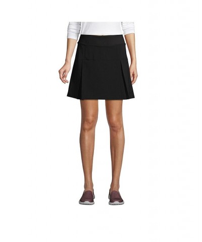 School Uniform Women's Active Skort Above the Knee Black $25.94 Skirts
