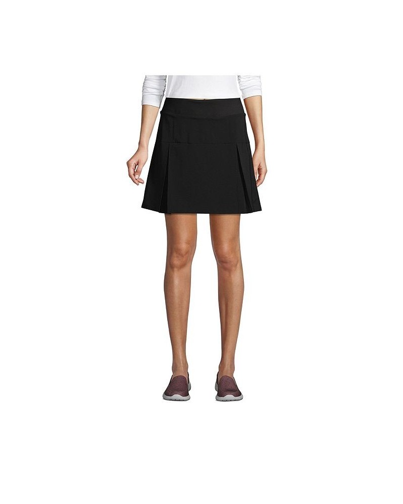 School Uniform Women's Active Skort Above the Knee Black $25.94 Skirts