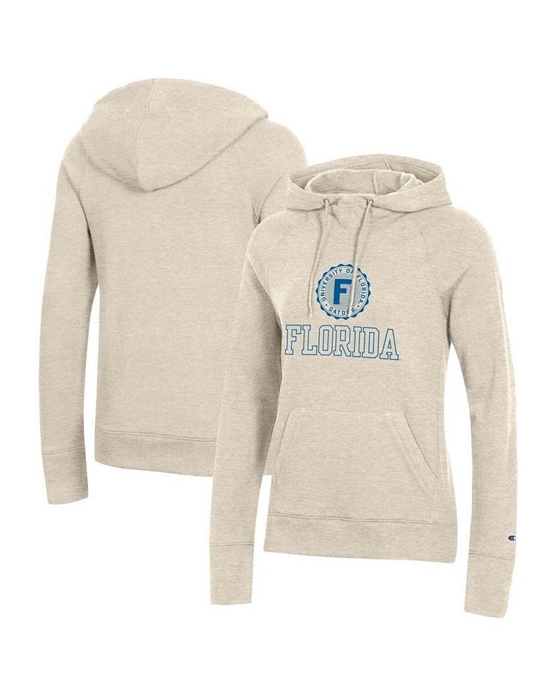 Women's Heathered Oatmeal Florida Gators College Seal Pullover Hoodie Heathered Oatmeal $33.59 Sweatshirts