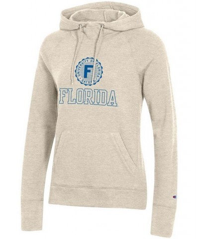 Women's Heathered Oatmeal Florida Gators College Seal Pullover Hoodie Heathered Oatmeal $33.59 Sweatshirts