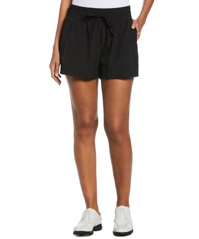 Women's Essential Woven Pull-On Tennis Shorts Caviar $21.60 Shorts