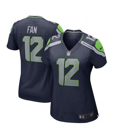 Women's 12th Fan College Navy Seattle Seahawks Game Jersey Navy $65.80 Jersey