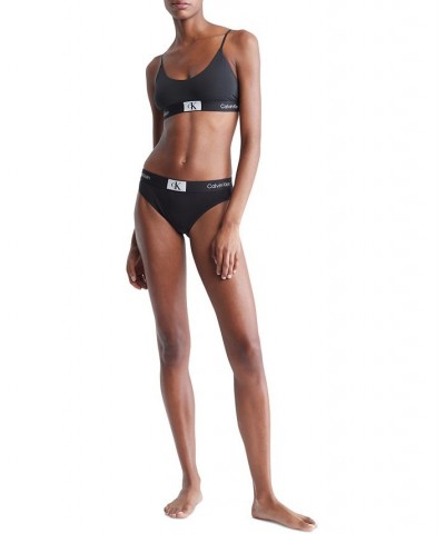 Women's 1996 Modern Bikini Underwear QF7222 Black $11.60 Panty