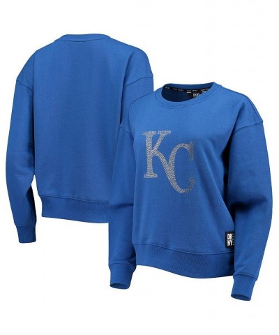 Women's Royal Kansas City Royals Carrie Pullover Sweatshirt Royal $43.19 Sweatshirts
