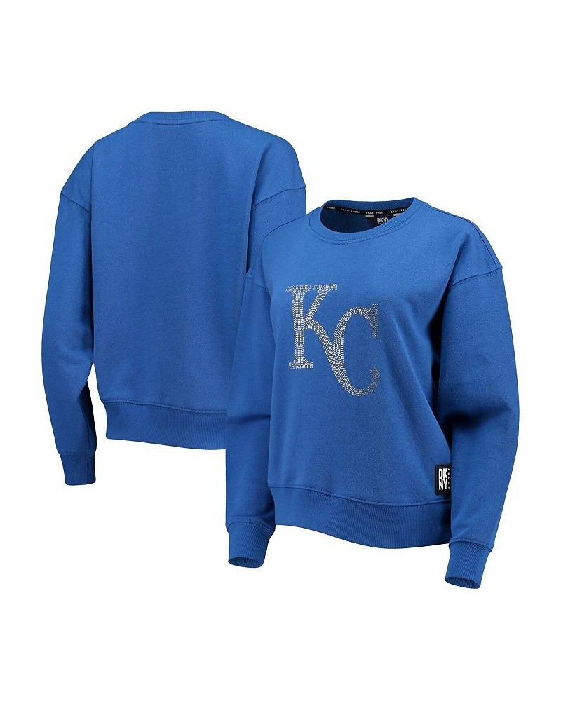 Women's Royal Kansas City Royals Carrie Pullover Sweatshirt Royal $43.19 Sweatshirts