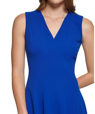 Petite V-Neck Fit & Flare Midi Dress Regatta $46.99 Dresses