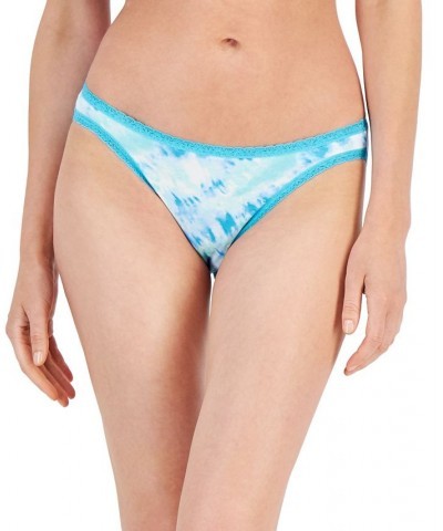 Women’s Lace Trim Bikini Underwear Water Tiedye $8.63 Panty