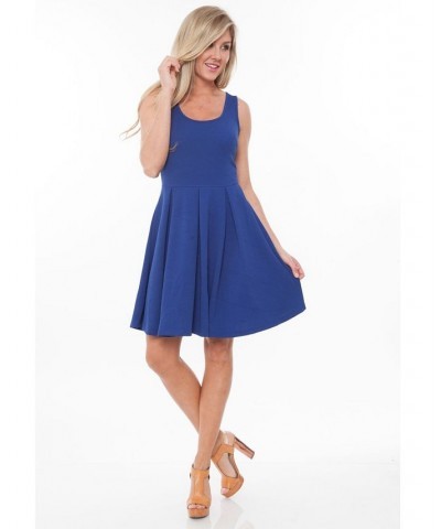 Women's Crystal Dress Blue $31.86 Dresses