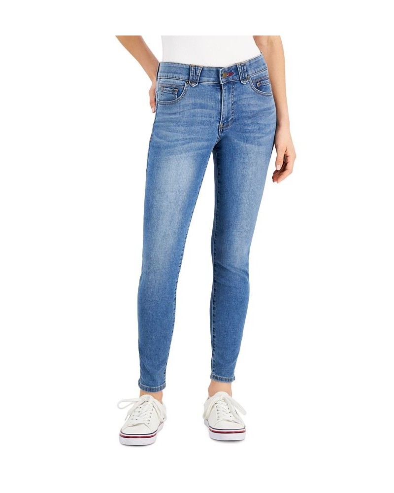 Women's Lace-Trimmed T-Shirt & TH Flex Waverly Skinny Jeans Chesapeake Wash $28.31 Jeans