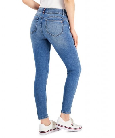 Women's Lace-Trimmed T-Shirt & TH Flex Waverly Skinny Jeans Chesapeake Wash $28.31 Jeans