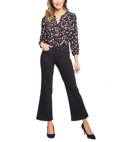 Women's Relaxed Flared Jeans Black Rinse $25.93 Jeans